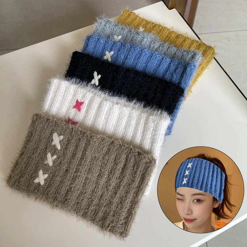 Knitted Warm Headband Autumn Winter Hair Band Elastic Hairbands Sports Yoga Turban Head Wrap Accessories Headwear |