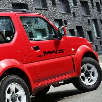 

2PCS Car Door Side Stickers for Suzuki Jimny 4X4 Off Road Vinyl Decals Car Racing Styling Body Decor Decals Auto Accessories