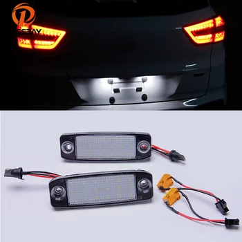 

POSSBAY Car Styling Error Free LED License Plate Lights for Hyundai White LED Car Tail Number Plate Lamps Auto Light