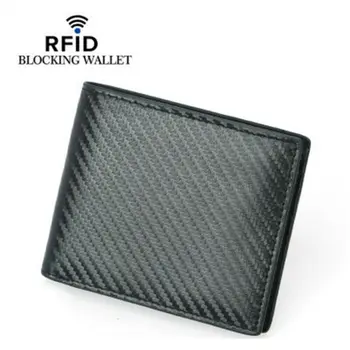 

Men Leather Wallet Designer RFID SAFE Contactless Card Blocking ID Protection /BY