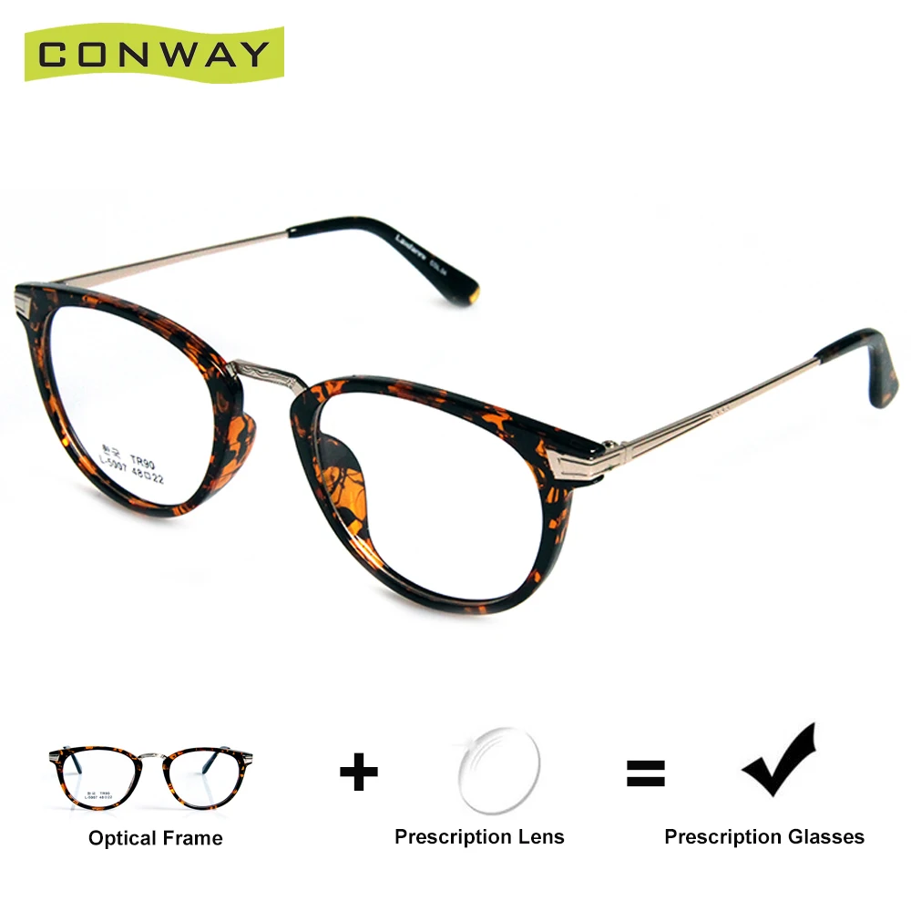 

2015 Brand Designer Eye Glasses Frames for Women TR90 Prescription Eyewear Optical Glasses L-5007 -Demi