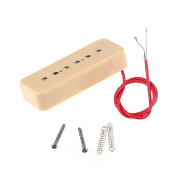 

Musiclily 52mm P90 Soapbar Single Coil Pickup for Guitar Bridge, Cream