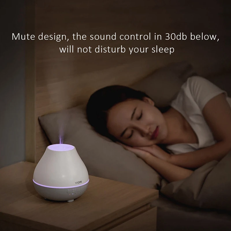 

Viomi Aromatherapy Diffuser Ultrasonic Humidifier Led Light Air Purifier Oil Diffuser Us Plug