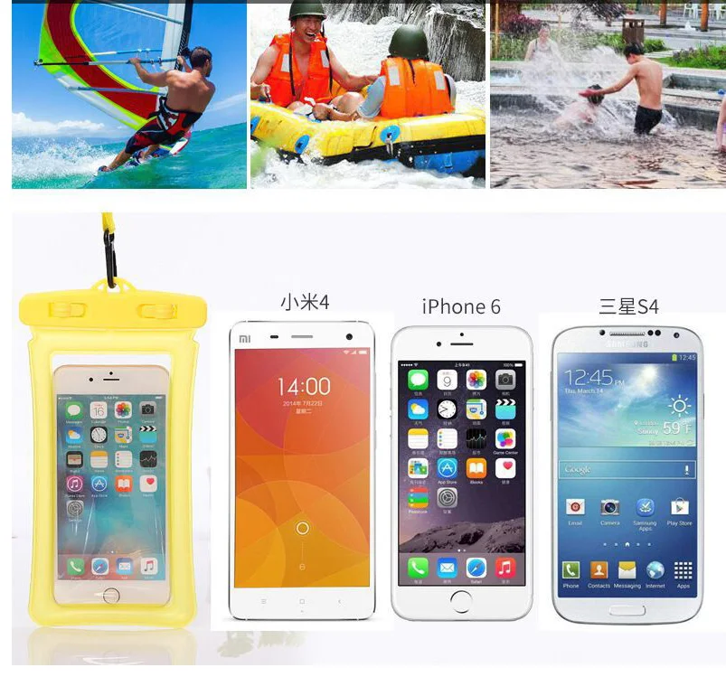 Водонепроницаемый чехол для телефона Iphone 6/6s/6plus/7/7plus huawei p9 Sumsung плавания дайвинга