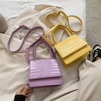 

Brand Original Design Texture Bag 2020 New Fashion Joker Shoulder Underarm Bag Stone Square Bag