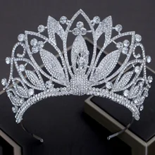 Кристаллы украшения Свадебные короны свадебные аксессуары для волос тиары Вечерние