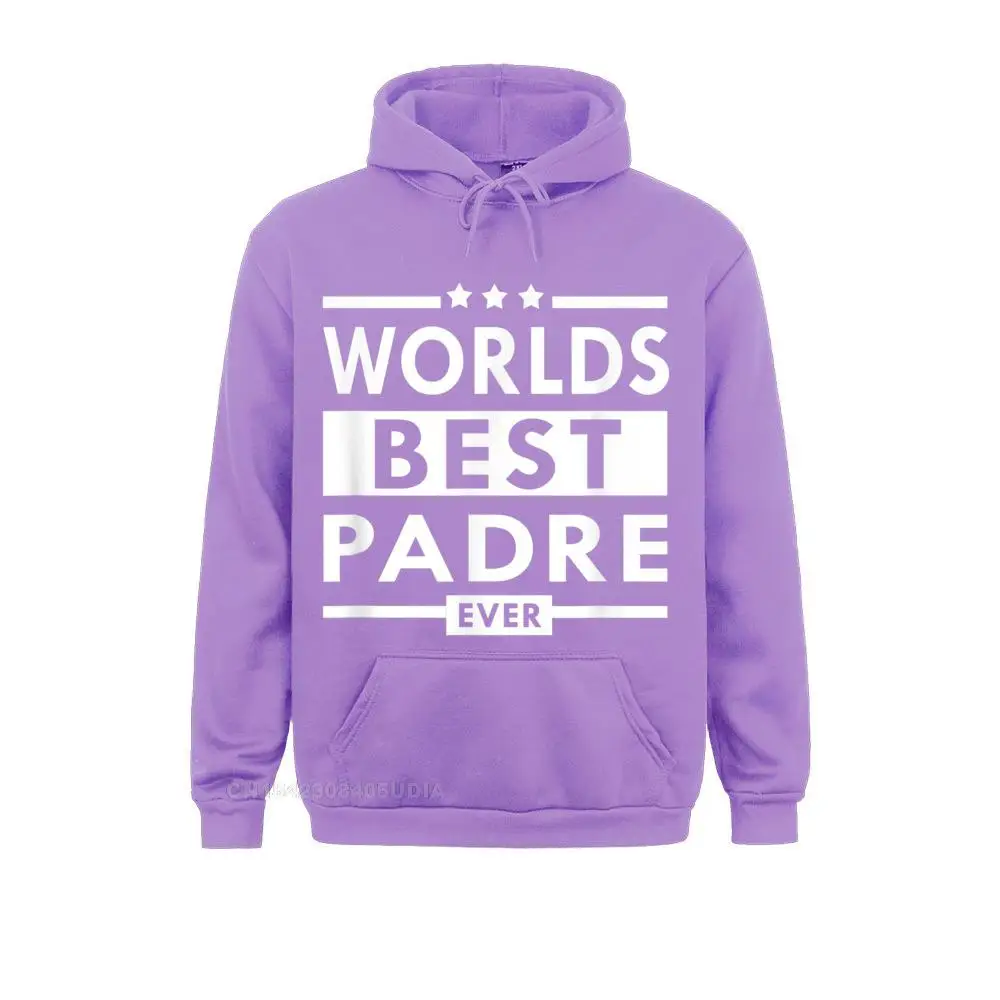 Unique Mens World's Best Padre Ever Shirt - Spanish Father T-Shirt__B7922 Long Sleeve Summer Fall Hoodies Discount  Sportswears Women's Sweatshirts Mens World's Best Padre Ever Shirt - Spanish Father T-Shirt__B7922purple