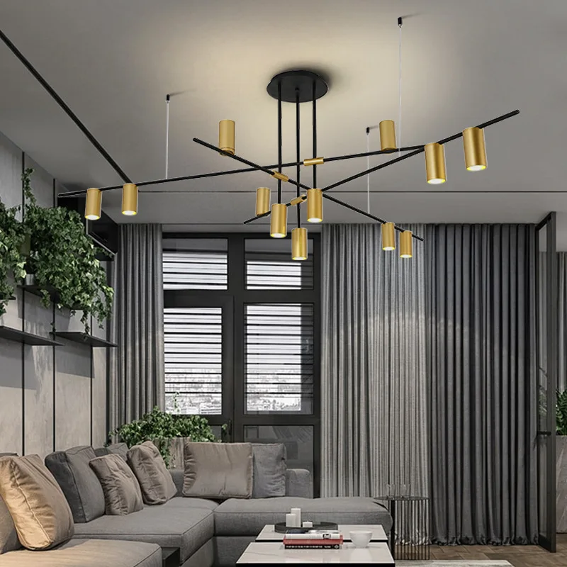 Post-modern LED Long Chandeliers Lighting Scandinavian Creative Designer Hanging LampS Dining Room Living Lustre Luminaire | Освещение