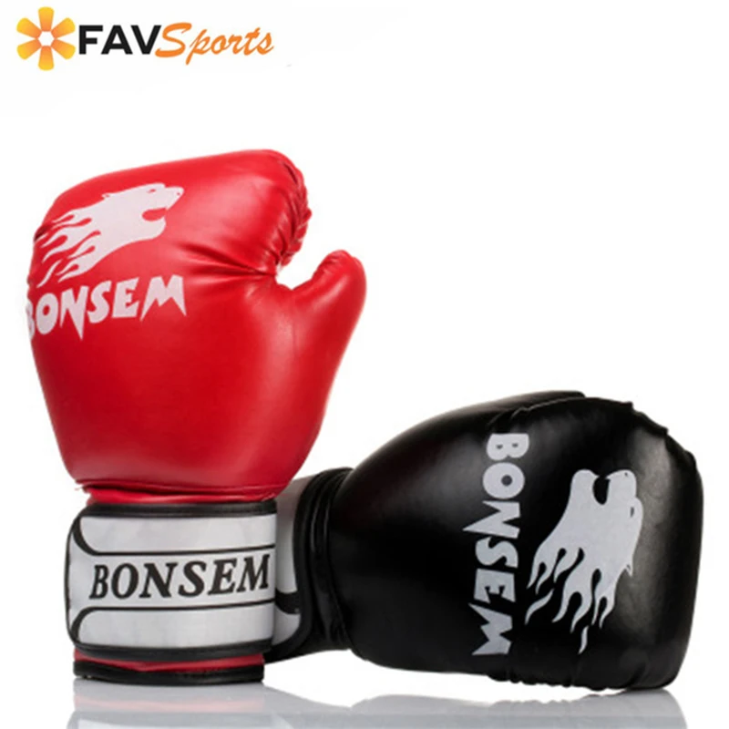 1 пара мужские и женские боксерские перчатки искусственная кожа для борьбы с ММА