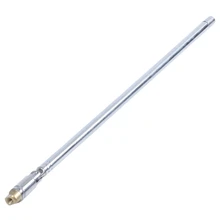 New 22 cm DAB radio, 100 centimeters of television 6 part telescopic antenna aerial silver
