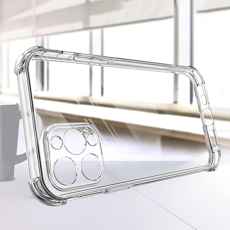 Противоударный чехол с 3D подушкой безопасности для iPhone 11 12 13 Pro Xs Max X Xr силиконовый
