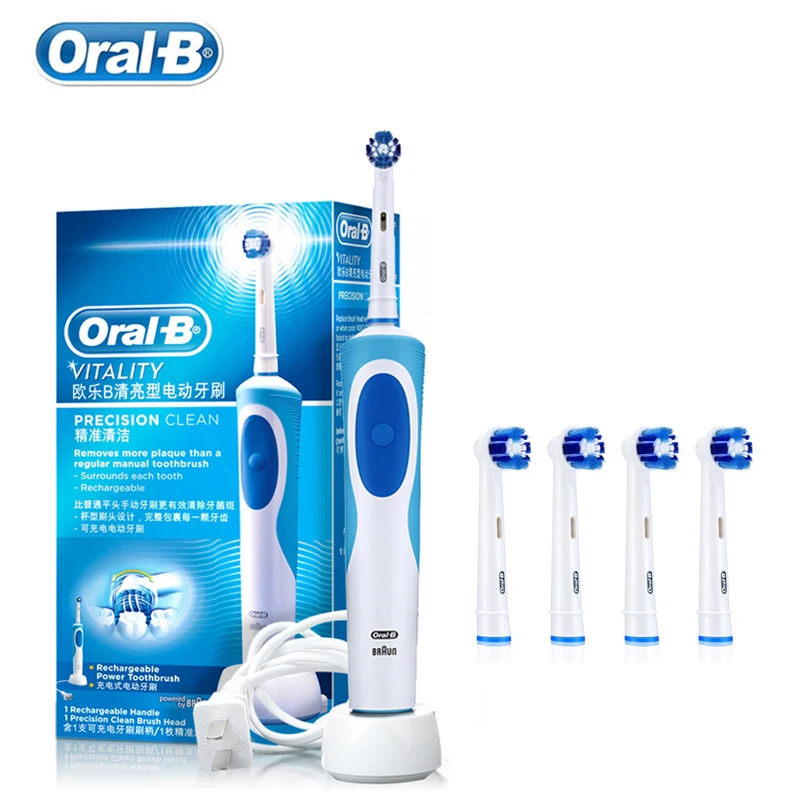 Oral B-cepillo de dientes eléctrico recargable, limpieza precisa Dental Sónica, vibración 2D rotativa, barrido profundo, Cuidado Oral, carga inductiva
