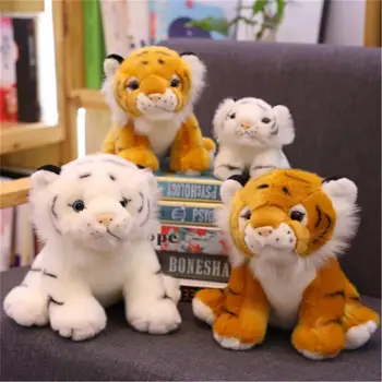 

Kuulee Cute Cartoon Simulation Tiger Shape Plush Doll Toy Stuffed Pillow for Kids