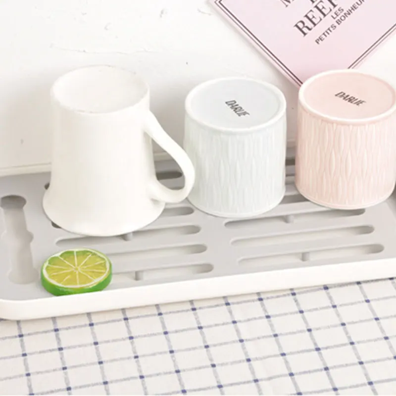 Practical Convenient Drainage Rack Multi-Function Kitchen Dishes Double Layer Drainage Tray Fruit Storage Water Drain Shelf n n