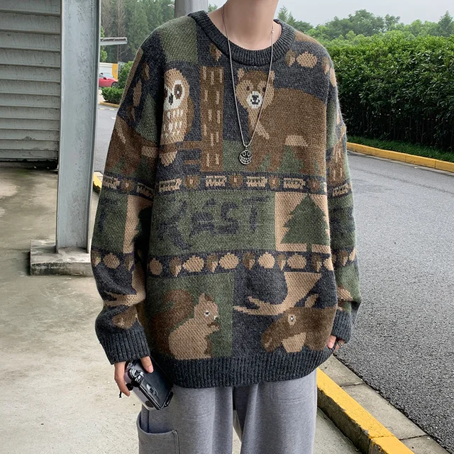 Korean Fashion Pullovers Knitwear Tops 