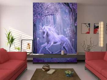 

[Self-Adhesive] 3D Unicorn 10896 Wall Paper mural Wall Print Decal Wall Murals