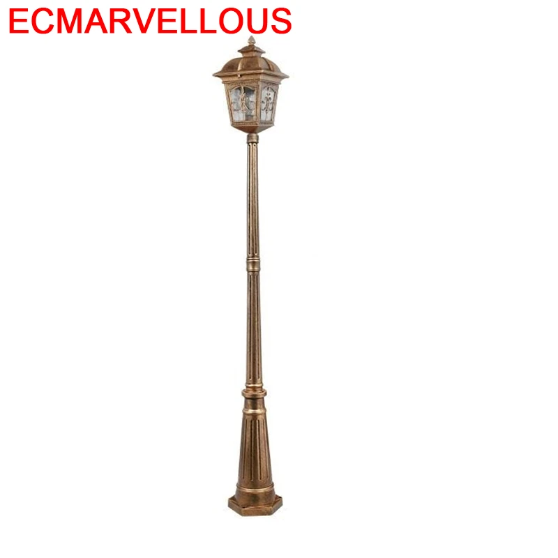 De Rue Farola garden Plaza Sokak Lamba Eclairage Lampadaire внедорожник Lampione светильник экстерьер Декор