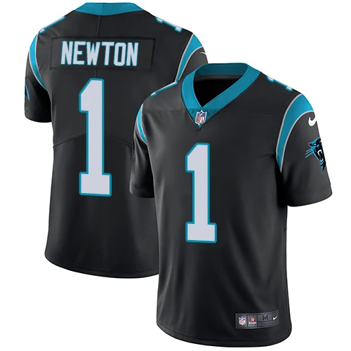 MEN Men New high quality Carolina Cam Newton Panthers black jersey - Цвет: MEN