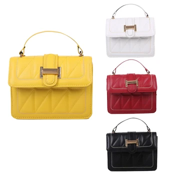 

AUAU-Handbag Small Bag Female Bag New Version Of the Fashion Solid Color Shoulder Messenger Bag Chain Bag Wild Casual