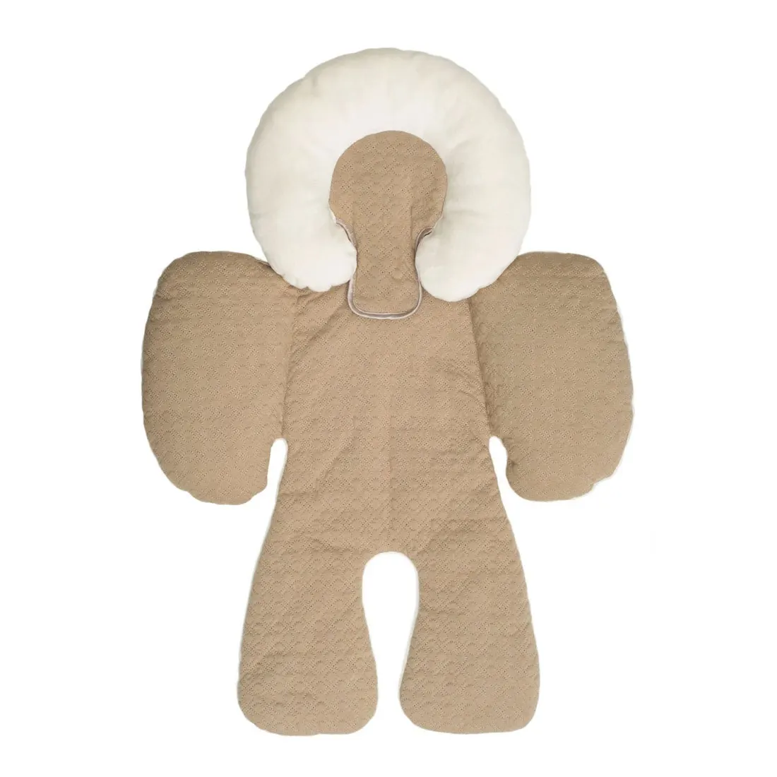 Baby Infant Newborn Stroller Pad Body Support Cushion Soft Sleeping Pillow Safe Car Pillow Qualified Baby Neck Protection - Цвет: Khaki