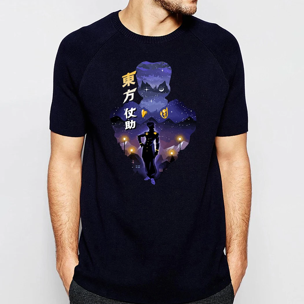 Josuke Crazy Diamond Мужские футболки 2020 Новое поступление Мужская Уличная хлопковая
