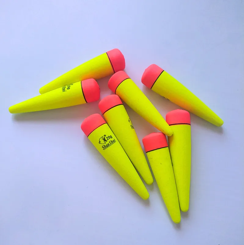 1pc Buoyancy 15g 20g 25g 30g EVA Floating Soft Inline Luminous Lightstick Bobber Float Saltwater Fishing Floats Bait Tackle