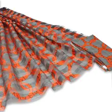 Лучшее качество белая органза шелк воск африканская ткань лента шелк мягкий материал горячая Распродажа африканские шелковые восковые ткани для вечерние 4+ 2 ярда