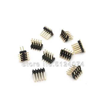 

20pcs/lot SMT Double row needle 2*5P male seat spacing 1.27mm DIP 10pin Patch straight needle male Header connector