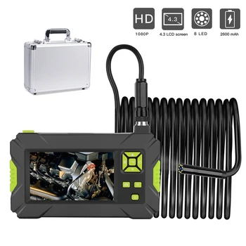 Цифровой промышленный эндоскоп, эндоскоп, Видеоскоп, CMOS сенсор 1/3 / 5 м, фиксированная Проводная Инспекционная камера, ручной набор для эндос...
