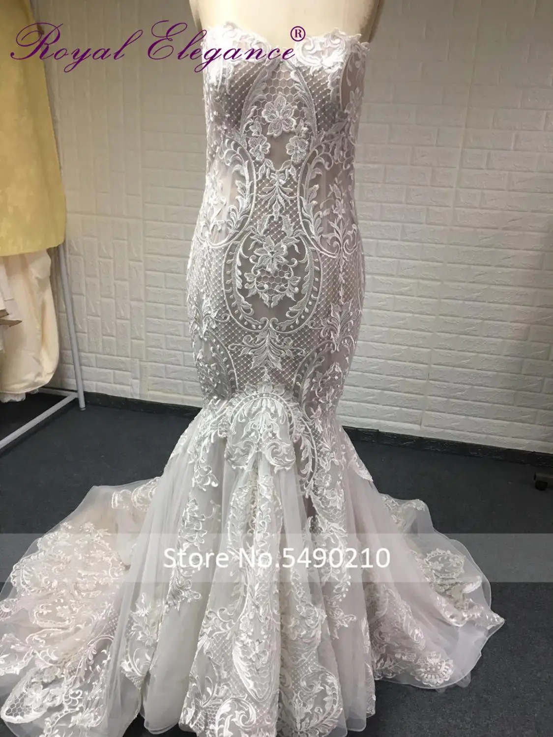 Кружевное свадебное платье-Русалка с вырезом в виде сердца; vestido de noiva; Кружевная аппликация с накидкой
