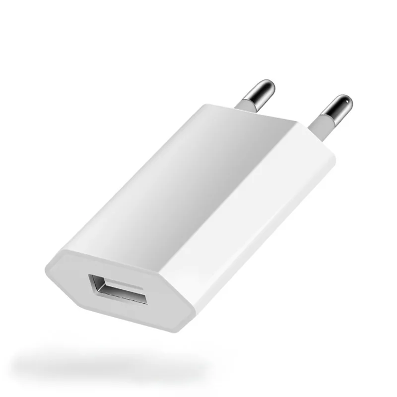 Штепсельная Вилка европейского стандарта 5V/1A для туристического USB настенного