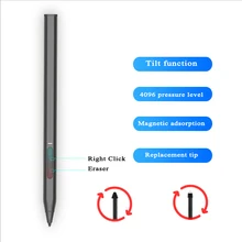Анти-отсутствует постоянной ёмкости, универсальный конденсатор ручка 5 поколения для microsoft surface pro3/4/5/6/7 стилус 4096 уровень магнитной индукции стилус