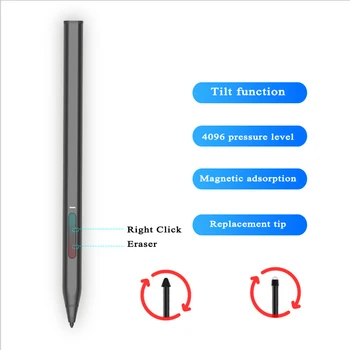 

Anti-missing capacitance pen 5 generation for Microsoft surface pro3/4/5/6/7 stylus pen 4096 level magnetic induction pen stylus