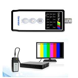 Générateur de barres de couleur, testeur CCTV 4MP CVI/5MP TVI/ 5MP AHD + CVBS pour sécurité et Protection, outil de dépannage de surveillance de sécurité 