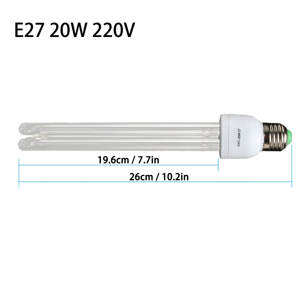 Lâmpada de Ozônio Base para Desinfectar Quartzo Esterilização Germicida Lâmpada Luz Ultravioleta E27 Bacteriana Uvc Cfl 9 High Quality Esporte e Lazer