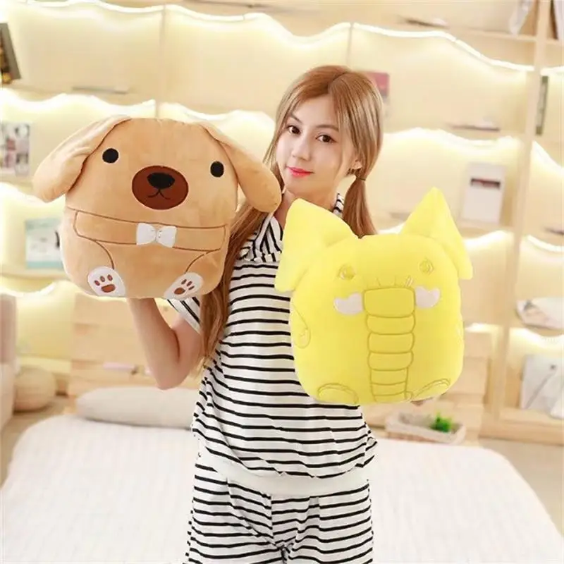 

Cartoon Totoro Dog Elephant Animal Throw Pillow One-piece Airable Cover Students Comforter Birthday Gift