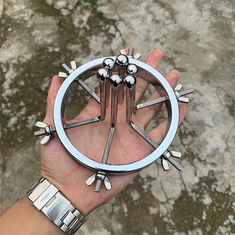 Écarteur Vaginal En Métal (speculum) Pour Pratique BDSM - Argenté - Neuf