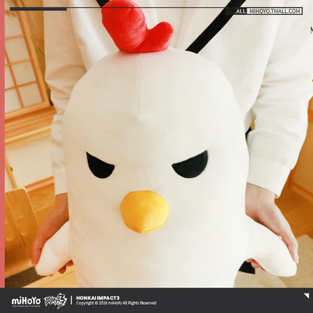 Game Honkai Impact 3 Anime Fu Hua Cute Chicken Plush Stuffed Doll Toys Throw Long Strip