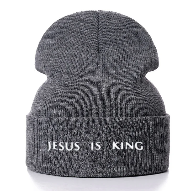 Kanye West Jesus Is King Cotton Casual Beanies For Men Women Fashion Knitted Winter Hat Hip-hop Skullies Hat
