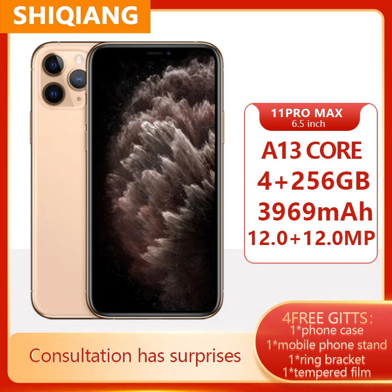 Б/у разблокированный оригинальный Apple iPhone 11 Pro Max сотовые телефоны 6 5 дюймов 4 + 64