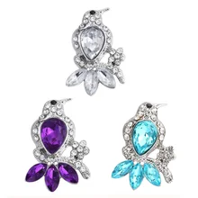 20 шт. новые ювелирные изделия в виде совы 18 мм Стразы Кнопки подходят для браслетов Сменные ювелирные изделия