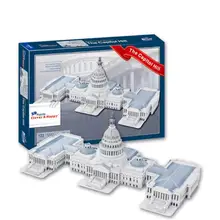 Capitol Хилл, образование, 3D Бумага, сделай сам, головоломка 3453, модель, Обучающие комплекты игрушек, детская игрушка для мальчика, подарок