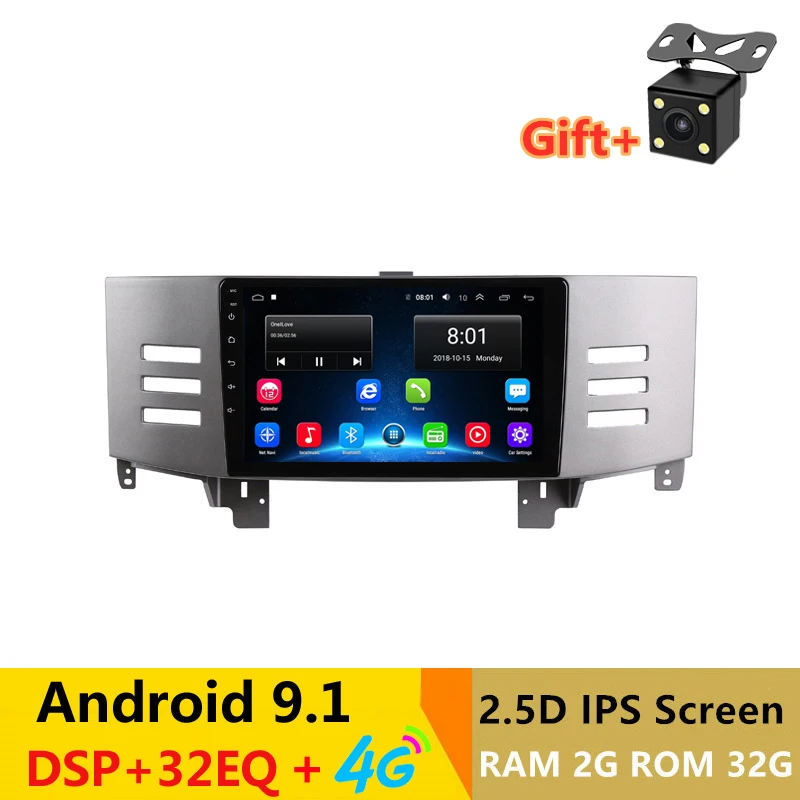 Clearance 9" 2G RAM 32G ROM Android Car DVD Video Player GPS For Toyota Reiz Mark x 2007 2008 2009 audio car radio stereo navigation 0