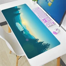 

Forest firewatch Large Mouse pad 900x400 DIY Customized Gamers speed mini pc Gaming Rubber keyboard Notbook desk mat mousepad