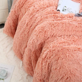 

160*200 Shaggy Coral Blanket Warm Soft Blanket For Bed Sofa Bed Bedspreads Home Decoration Comfortable Bed Cover Plaid Blankets