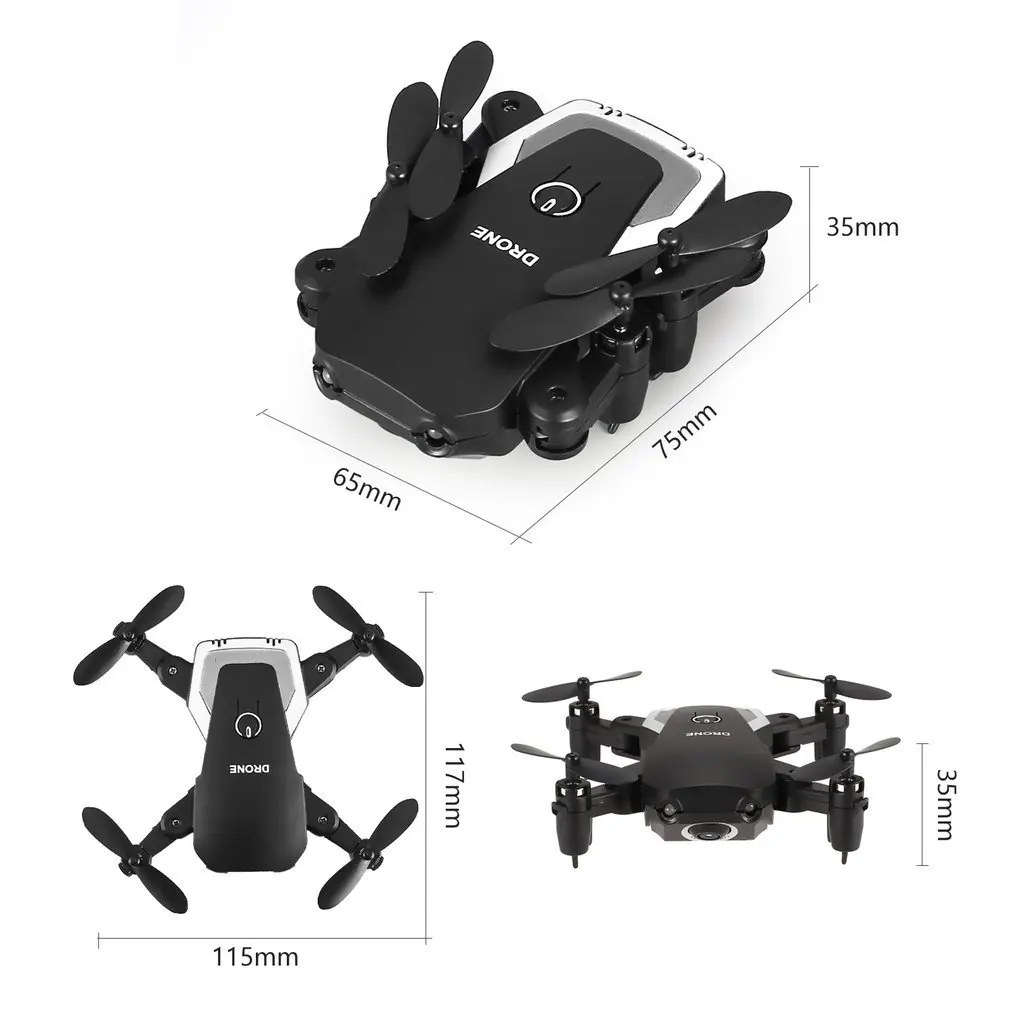808 мини карманный складной FPV RC Квадрокоптер Дрон с 720P HD регулируемой Wi-Fi камерой в режиме реального времени высота удерживает Безголовый режим