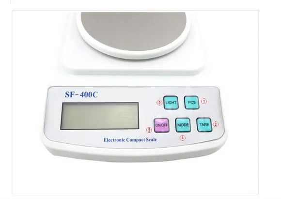 Новые высокоточные электронные золотые ювелирные весы SF-400C 0,01 г/500 г кухонные ювелирные весы