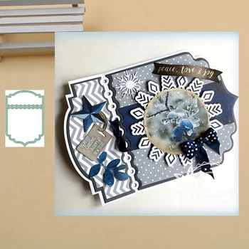 

Lucky Goddess Craft Metal cutting dies 3D Essentials Frame #1 Scrapbook paper craft knife mould blade punch stencils dies 2020
