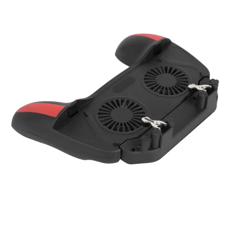  H10 Game Controller Gamepad Joystick Trigger Shooting Button with Dual Fan for PUBG High Sensitivit