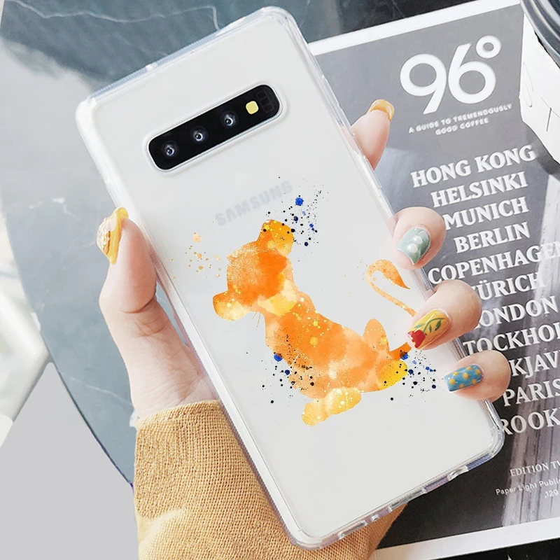 Король Лев simba Pumba Hakuna Matata мягкий чехол для телефона samsung S7 Edeg S8 S9 Plus S10+ S10E Lite A50 A70 NOTE8 - Цвет: TPU